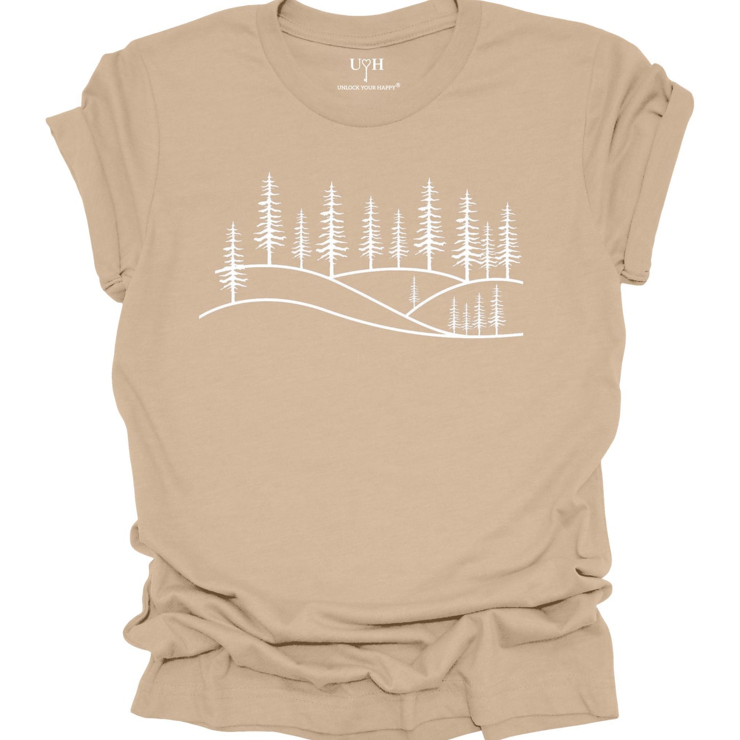 Forest Graphic T-Shirt – Unisex Nature-Inspired Woodland Tee