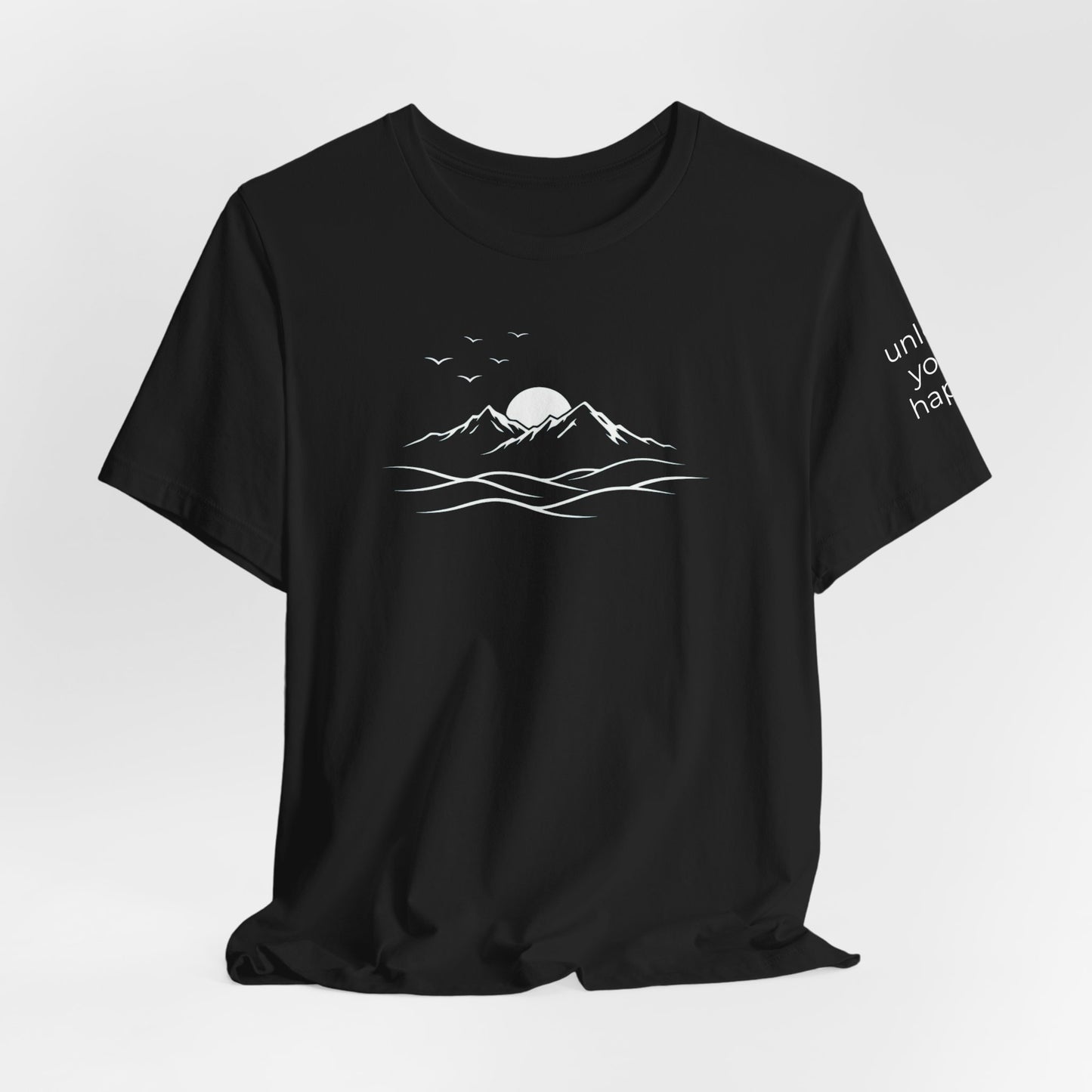 Mountain Graphic T-Shirt  - Black