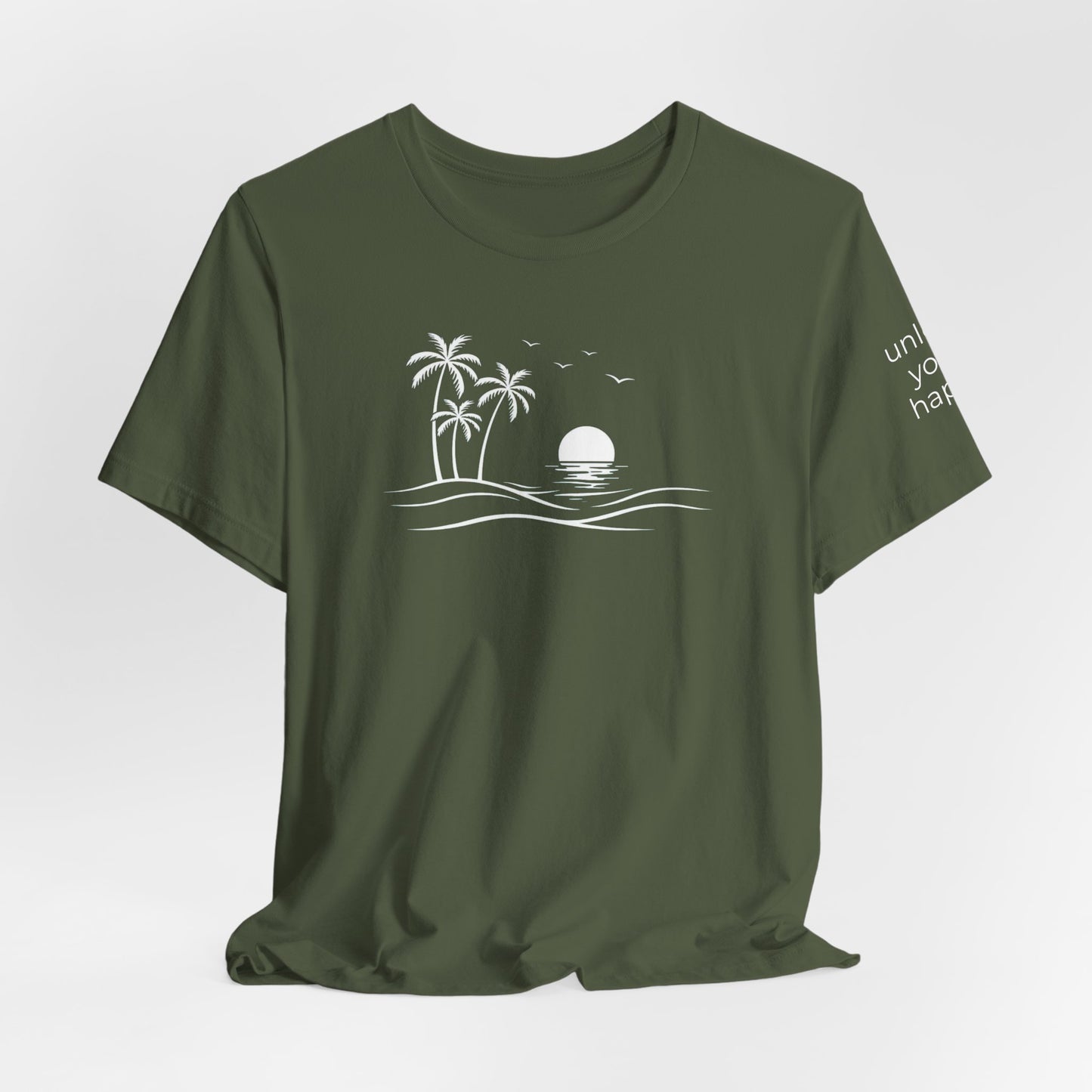 Ocean Graphic T-Shirt – Unisex Nature-Inspired Coastal Tee