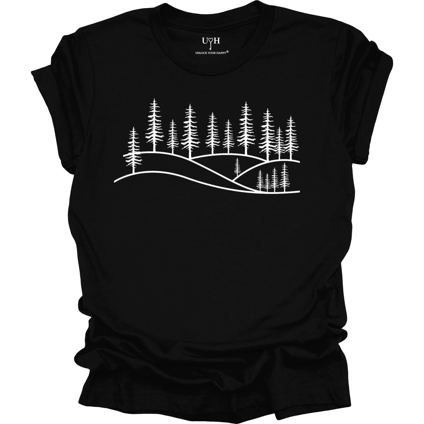 Forest Graphic T-Shirt – Unisex Nature-Inspired Woodland Tee