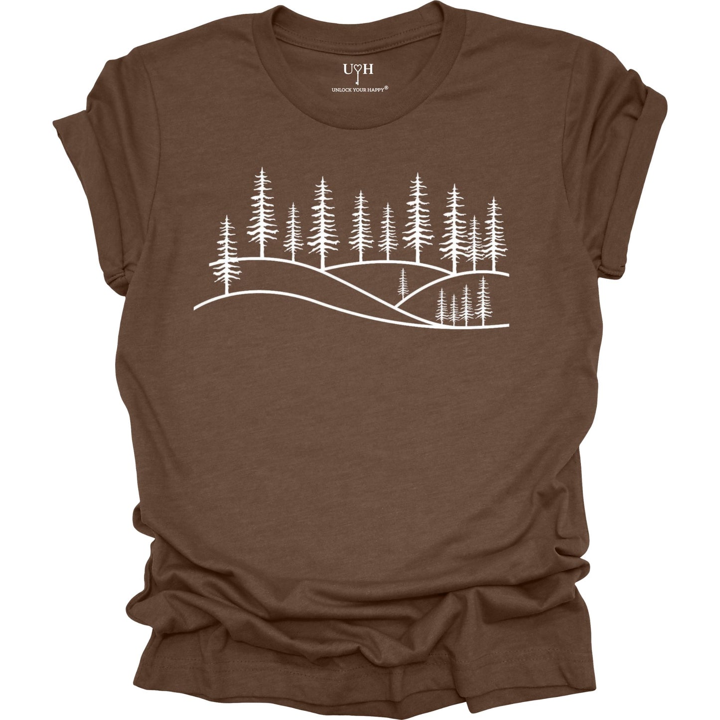 Forest Graphic T-Shirt – Unisex Nature-Inspired Woodland Tee
