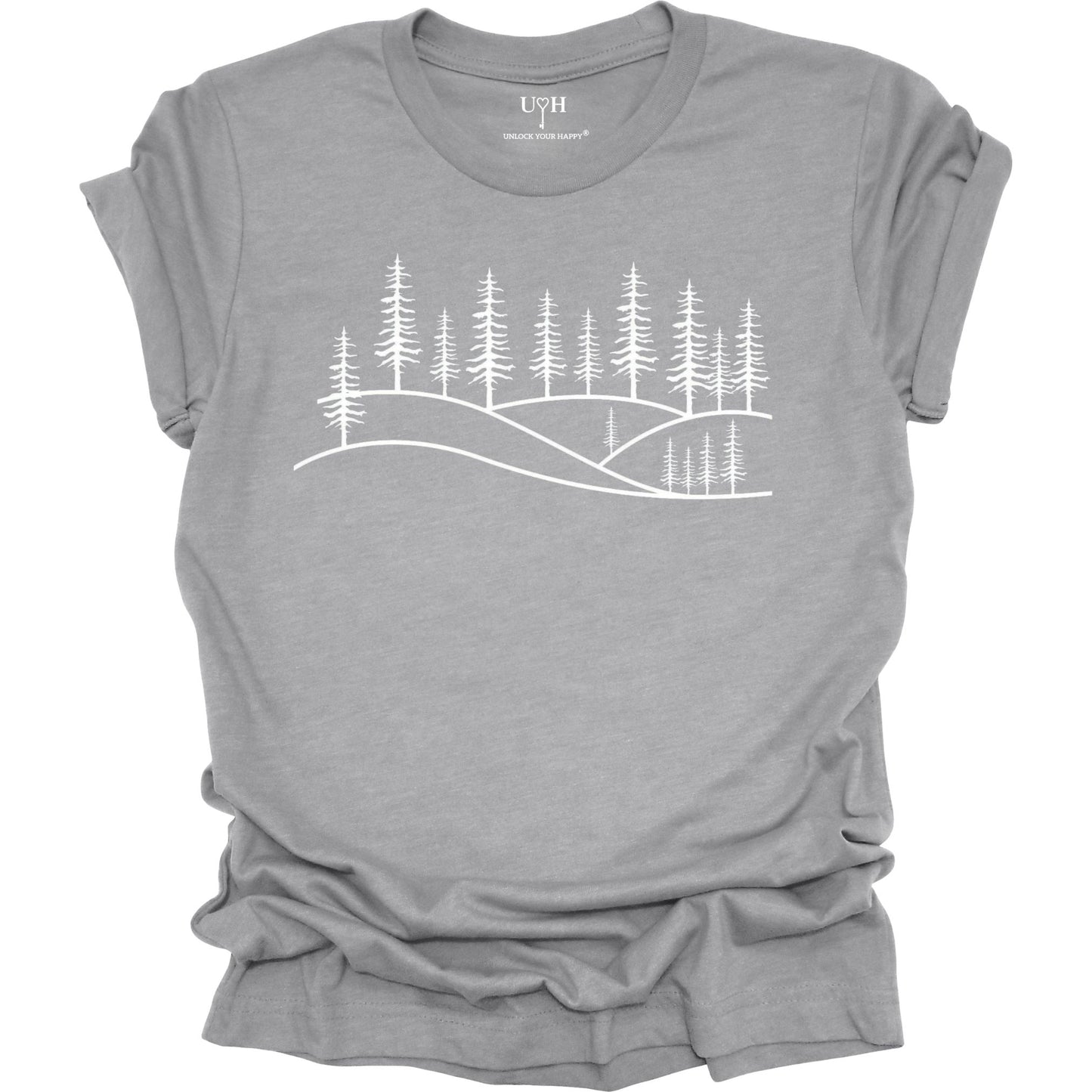 Forest Graphic T-Shirt – Unisex Nature-Inspired Woodland Tee