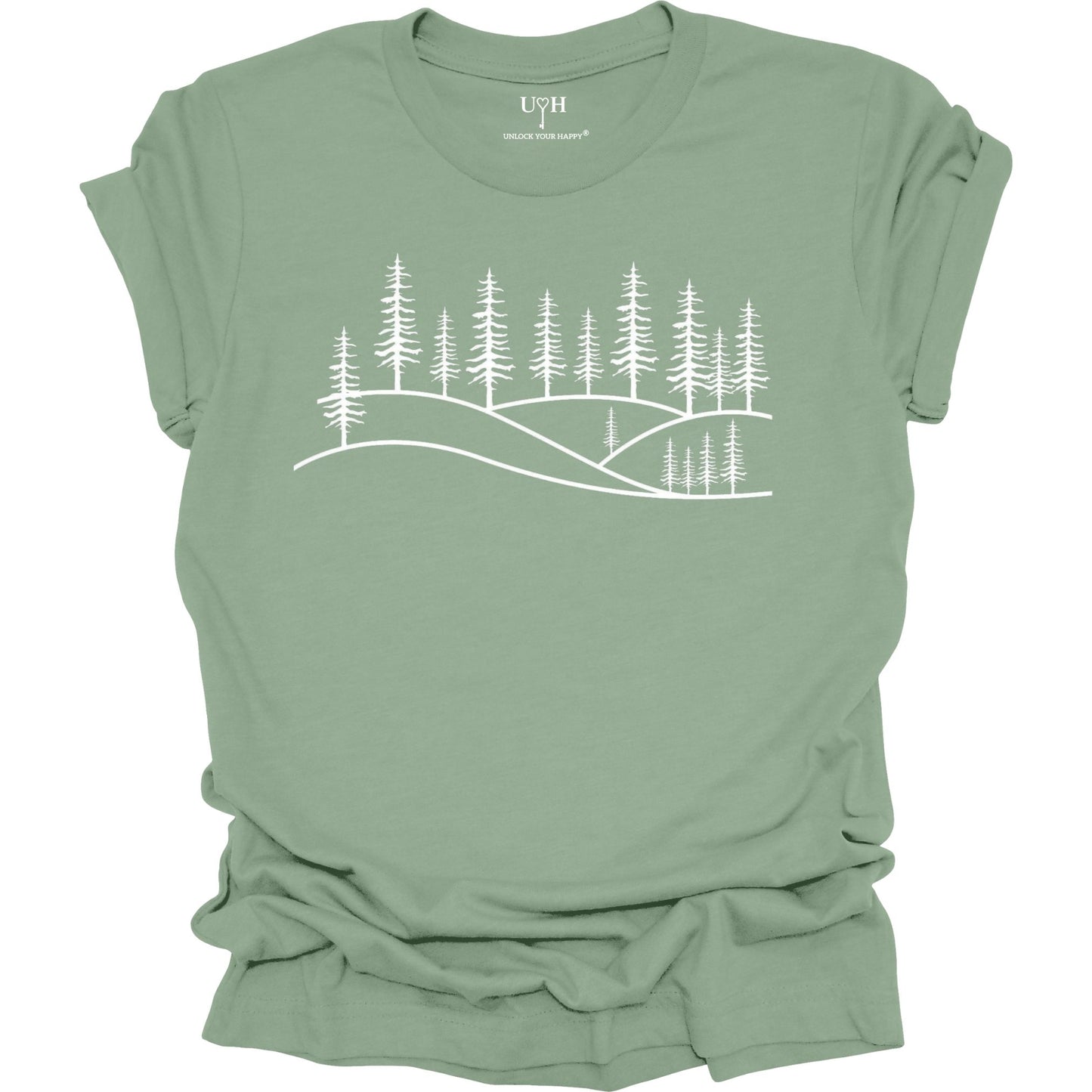 Forest Graphic T-Shirt – Unisex Nature-Inspired Woodland Tee