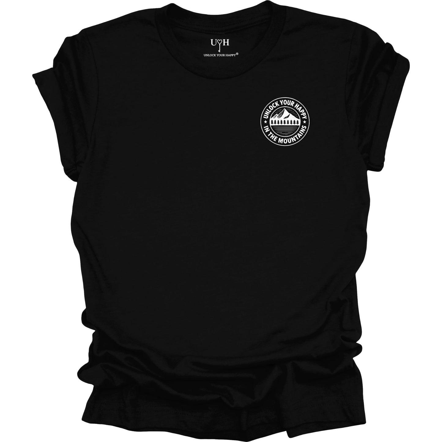 Mountain Graphic T-Shirt – Unisex Nature-Inspired Pocket Style Tee