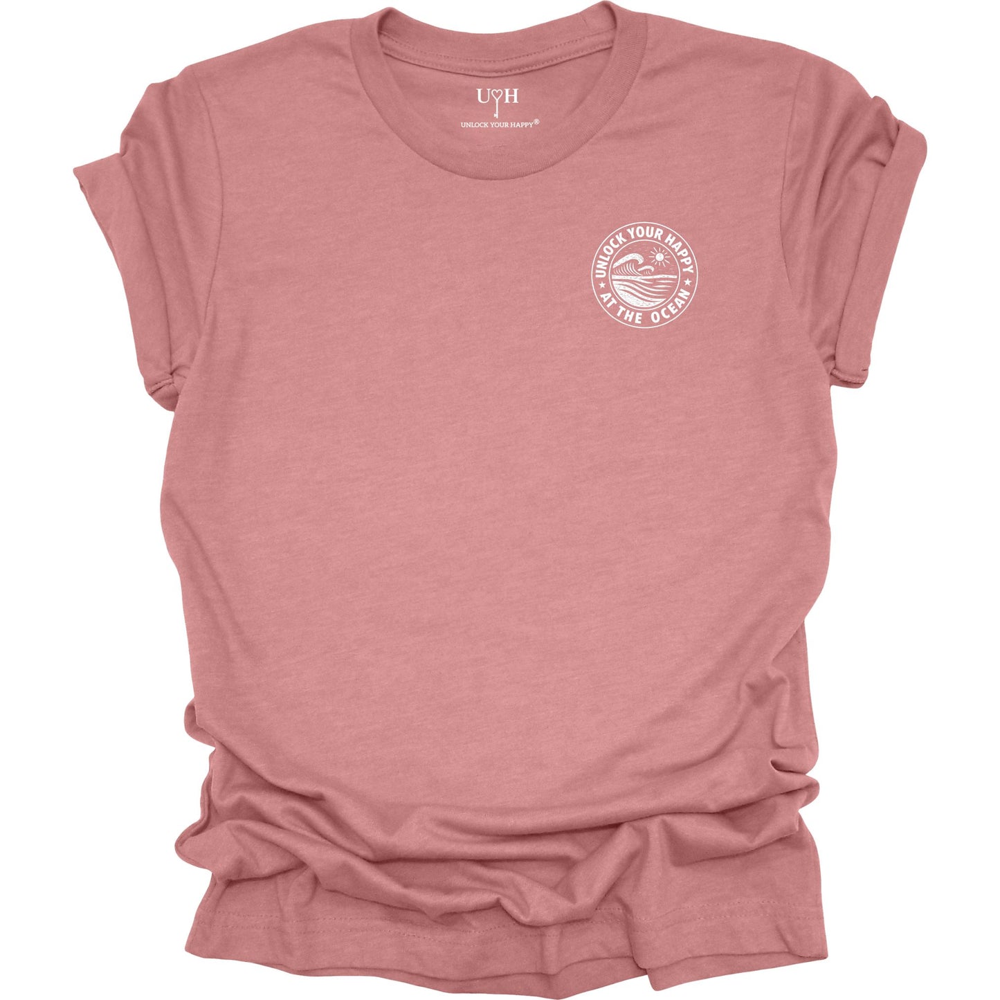 Ocean Graphic T-Shirt – Unisex Nature-Inspired Pocket Style Tee