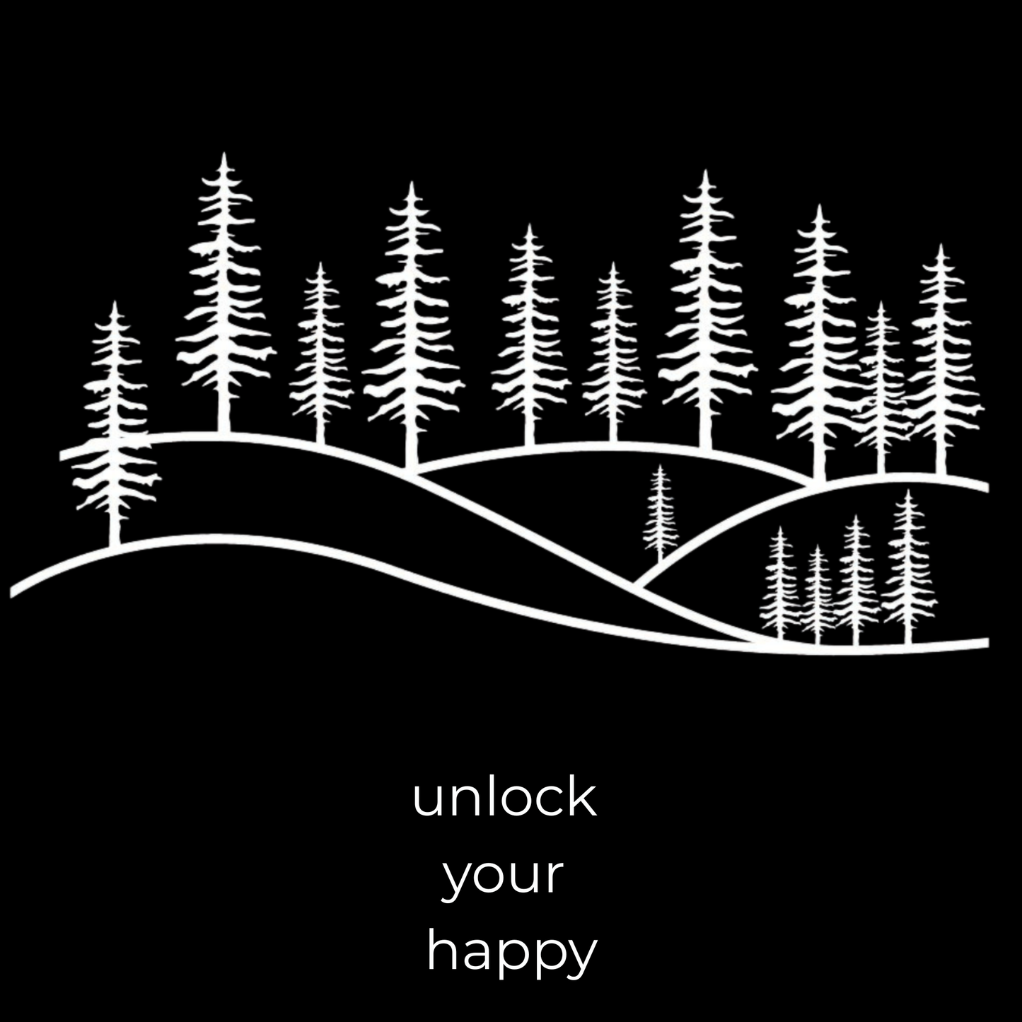 Forest Graphic T-Shirt – Unisex Nature-Inspired Woodland Tee